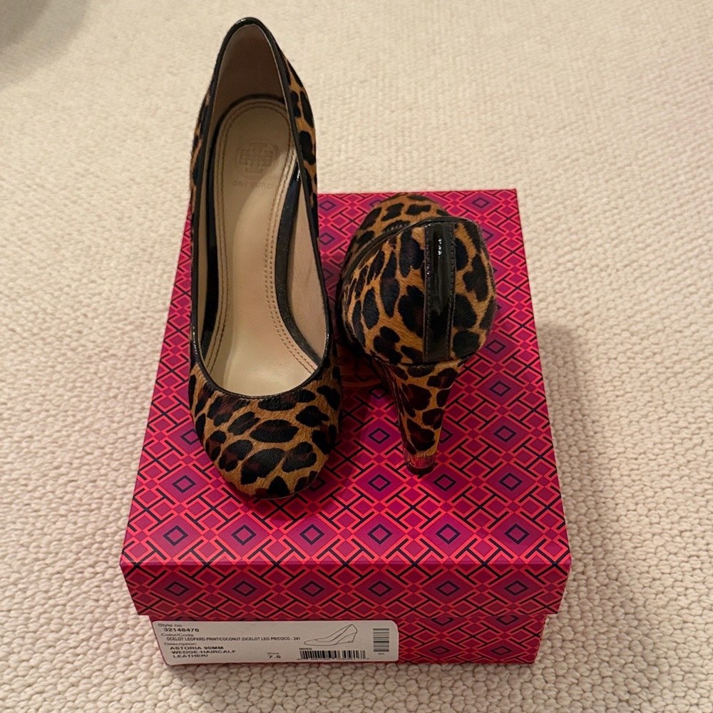 Tory Burch Leopard Print Heels